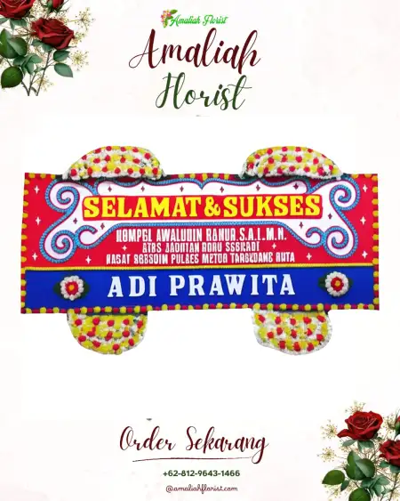 Papan Bunga Ucapan Selamat Bulujowo